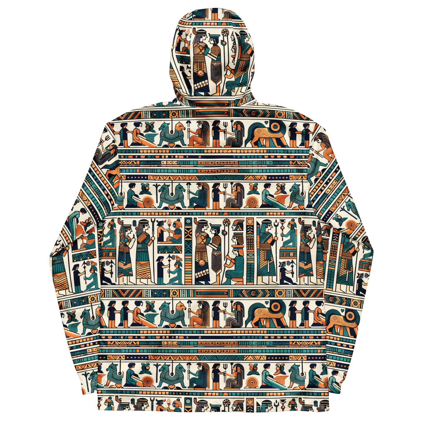 Anunakiz Uruk Wall Pattern Windbreaker