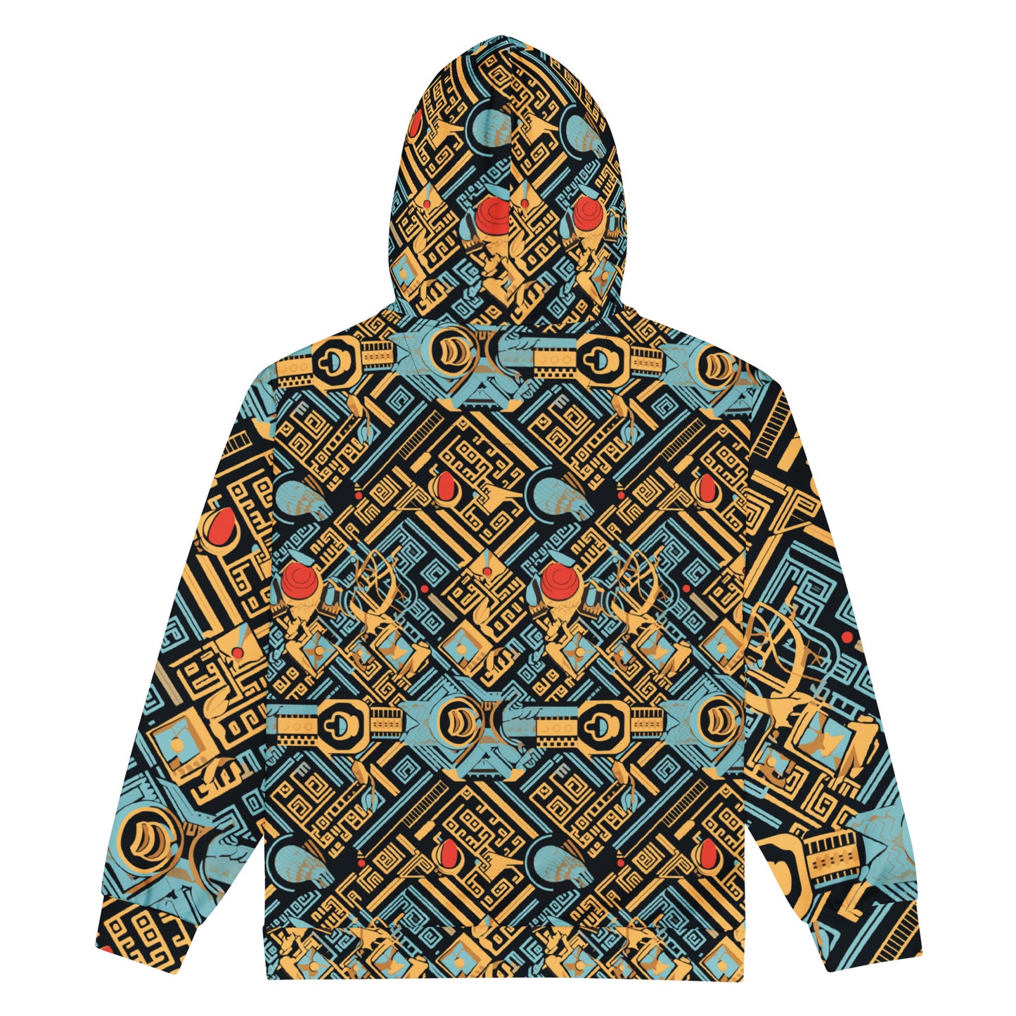 Anunakiz Eridu Pattern Unisex zip hoodie