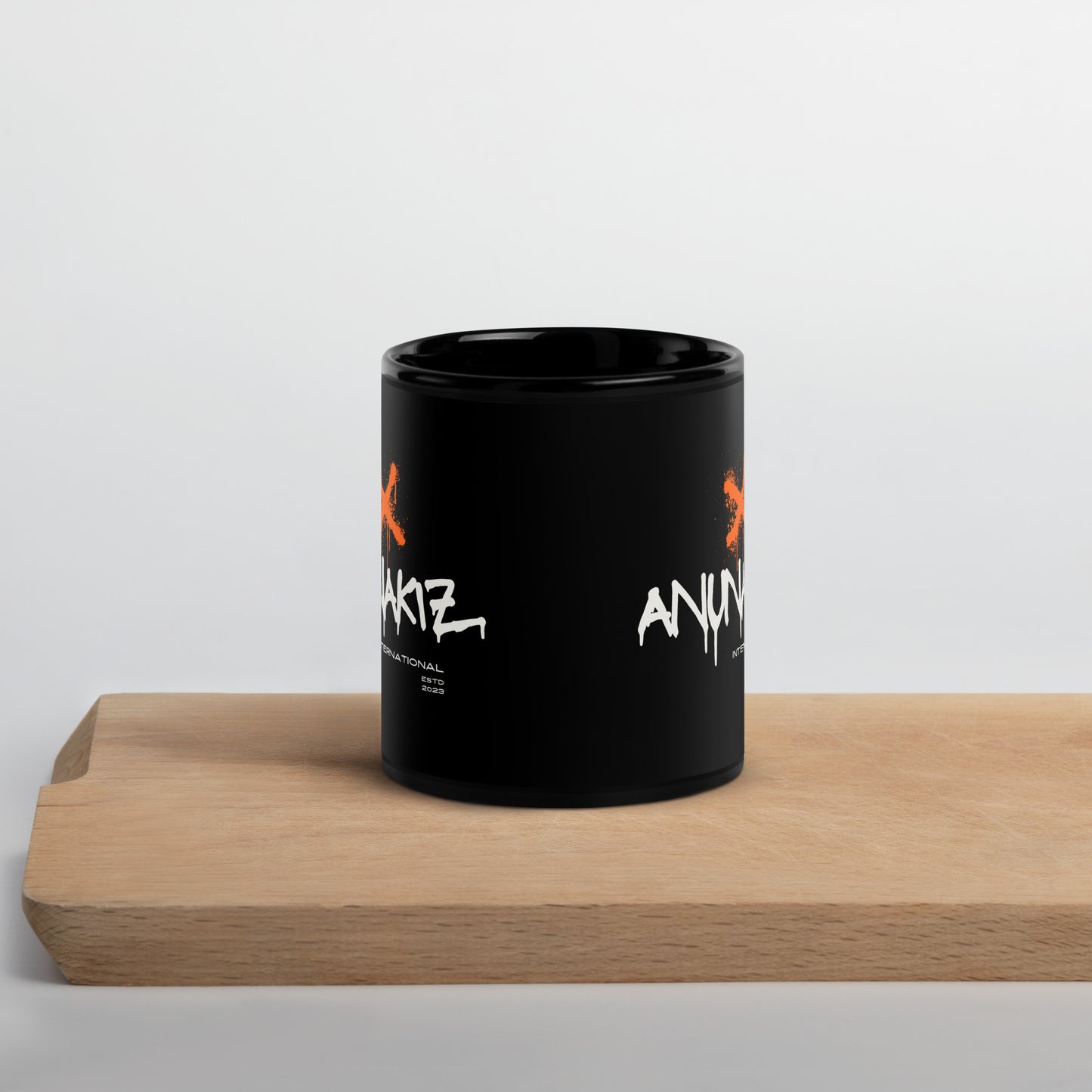 Anunakiz Graffiti Black Glossy Mug