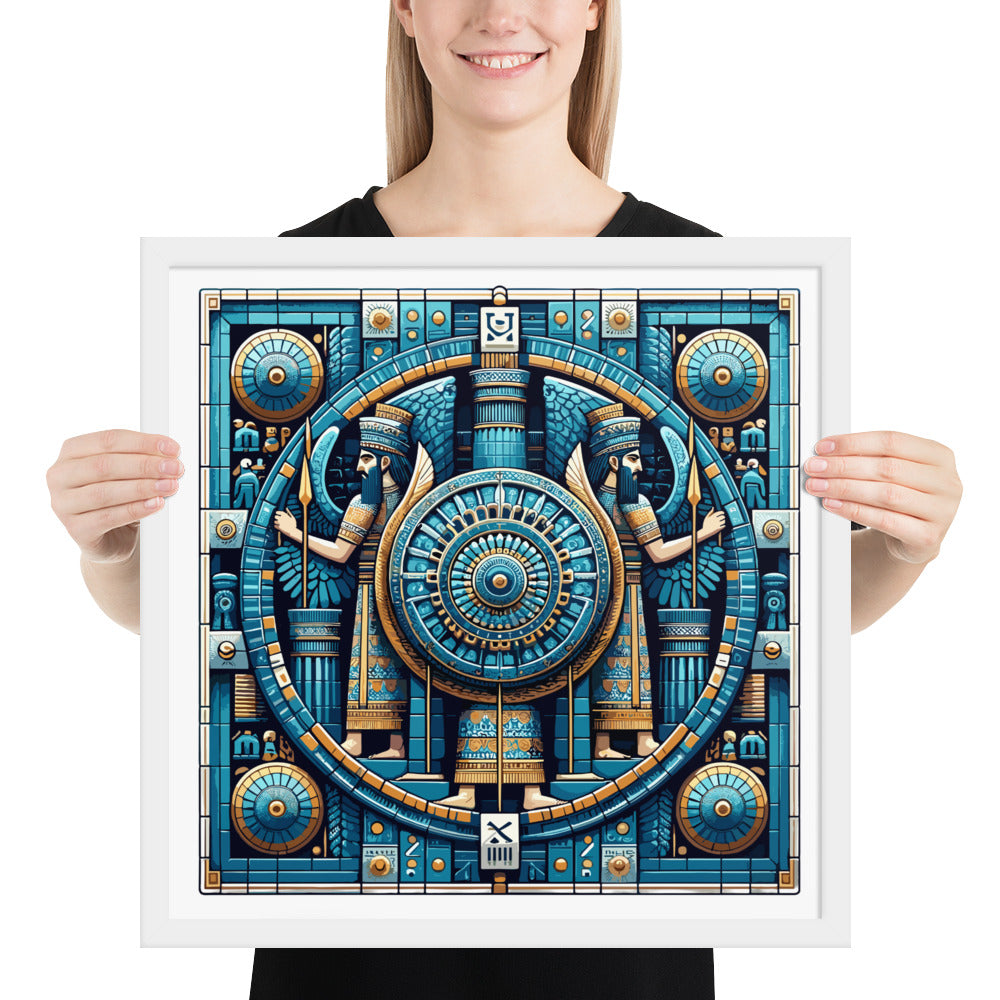 Anunakiz Ishtar Gate Framed poster