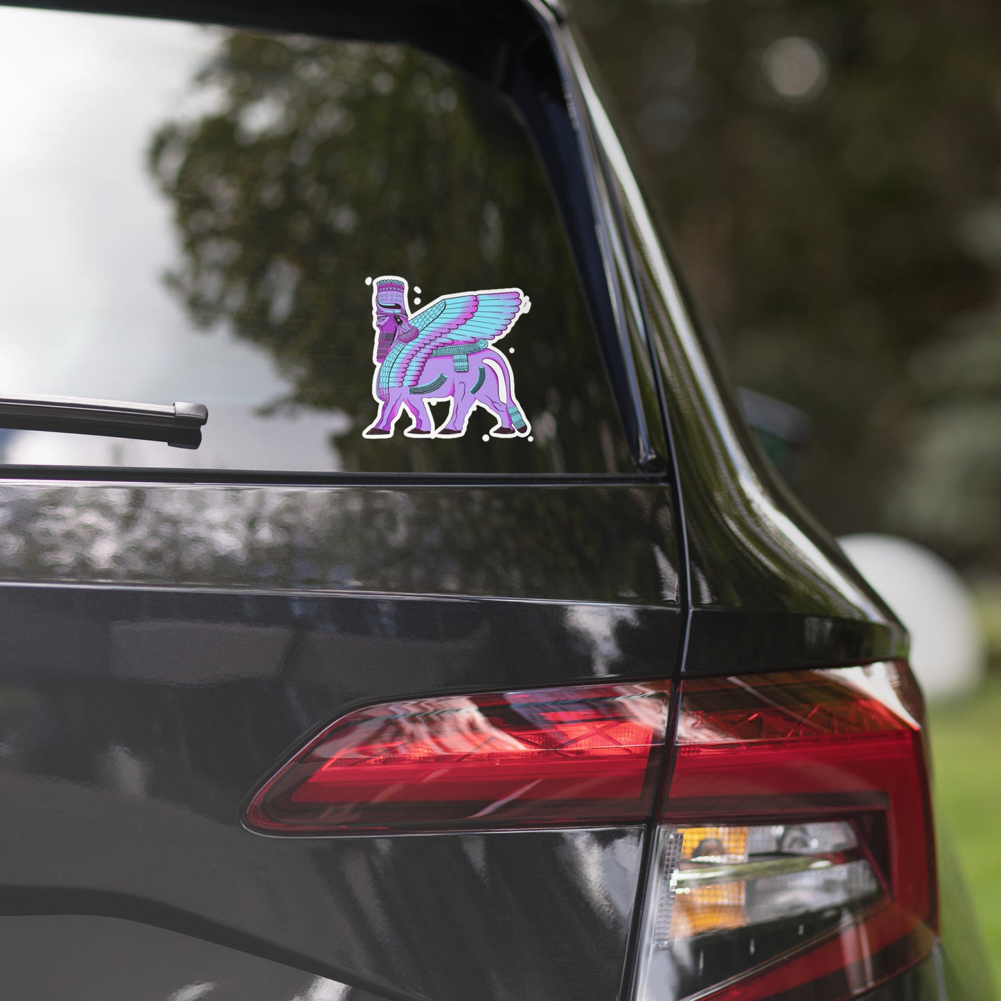 Anunakiz Purple Lamassu Sticker