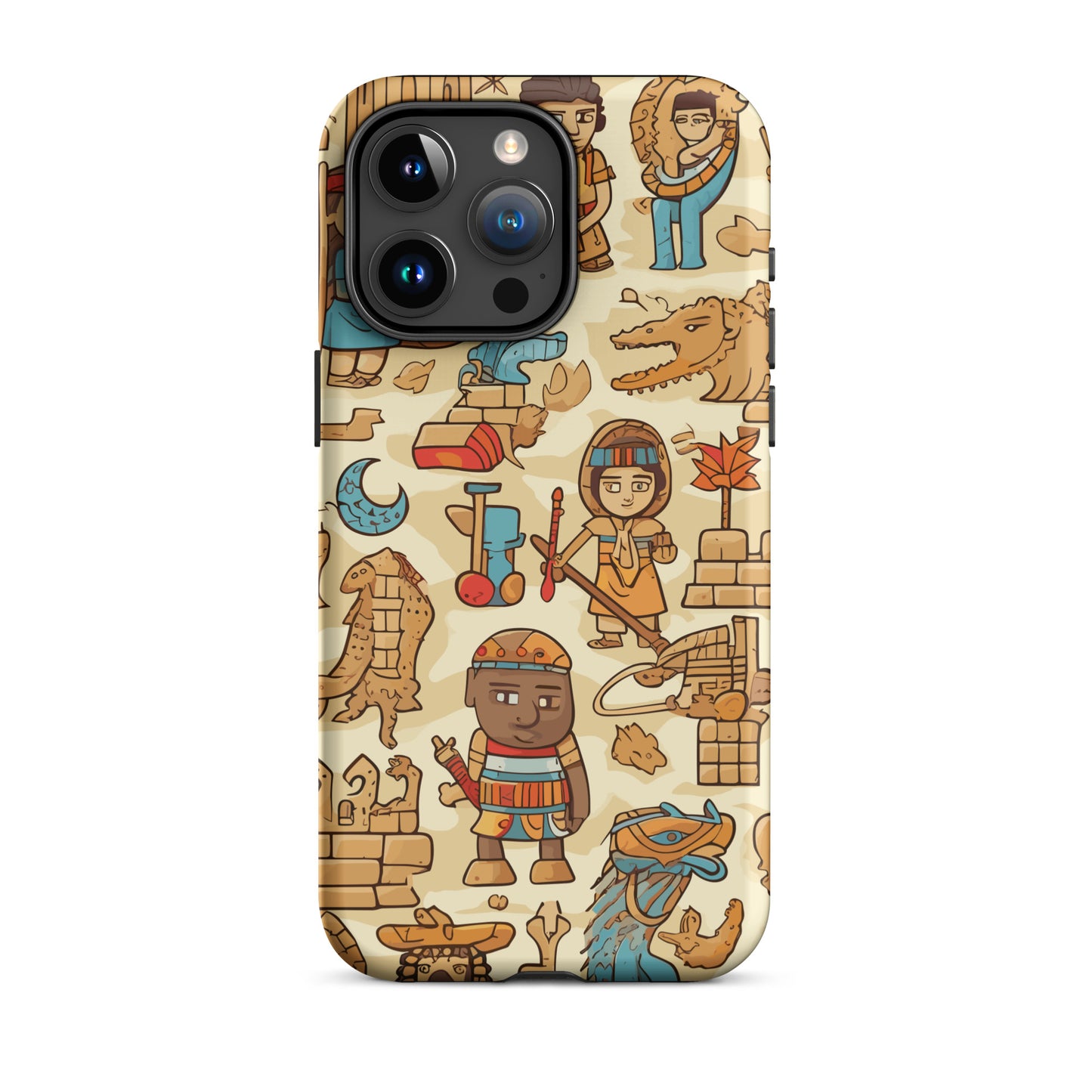 Anunakiz Sumerian Cartoon Characters Tough Case for iPhone®