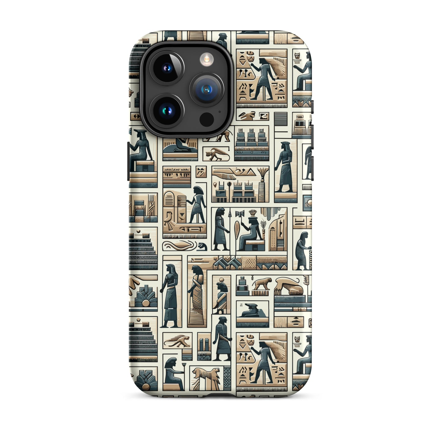 Anunakiz Sumerian Wall History Pattern Tough Case for iPhone®