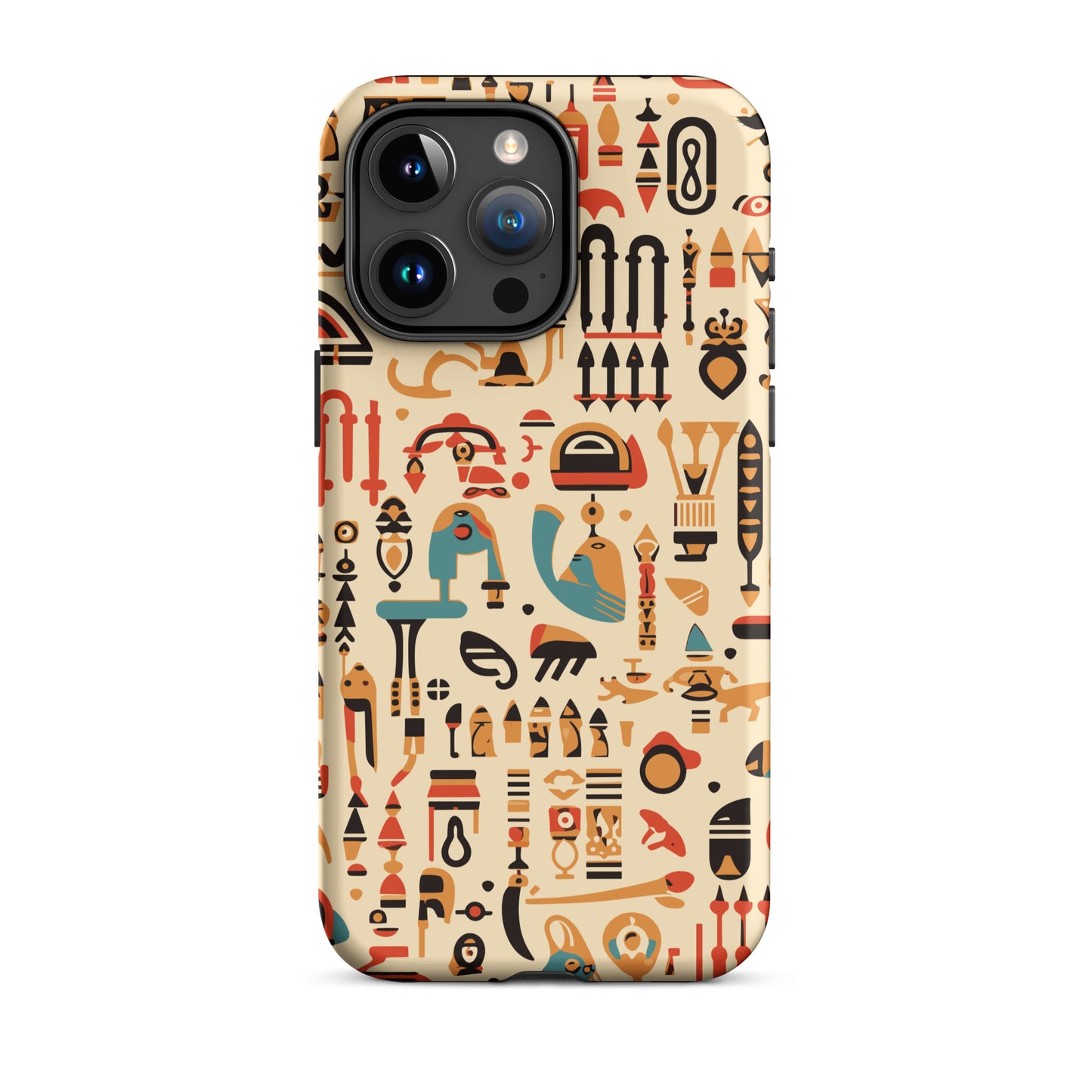 Anunakiz Sumerian Cream 2 Pattern Tough Case for iPhone®