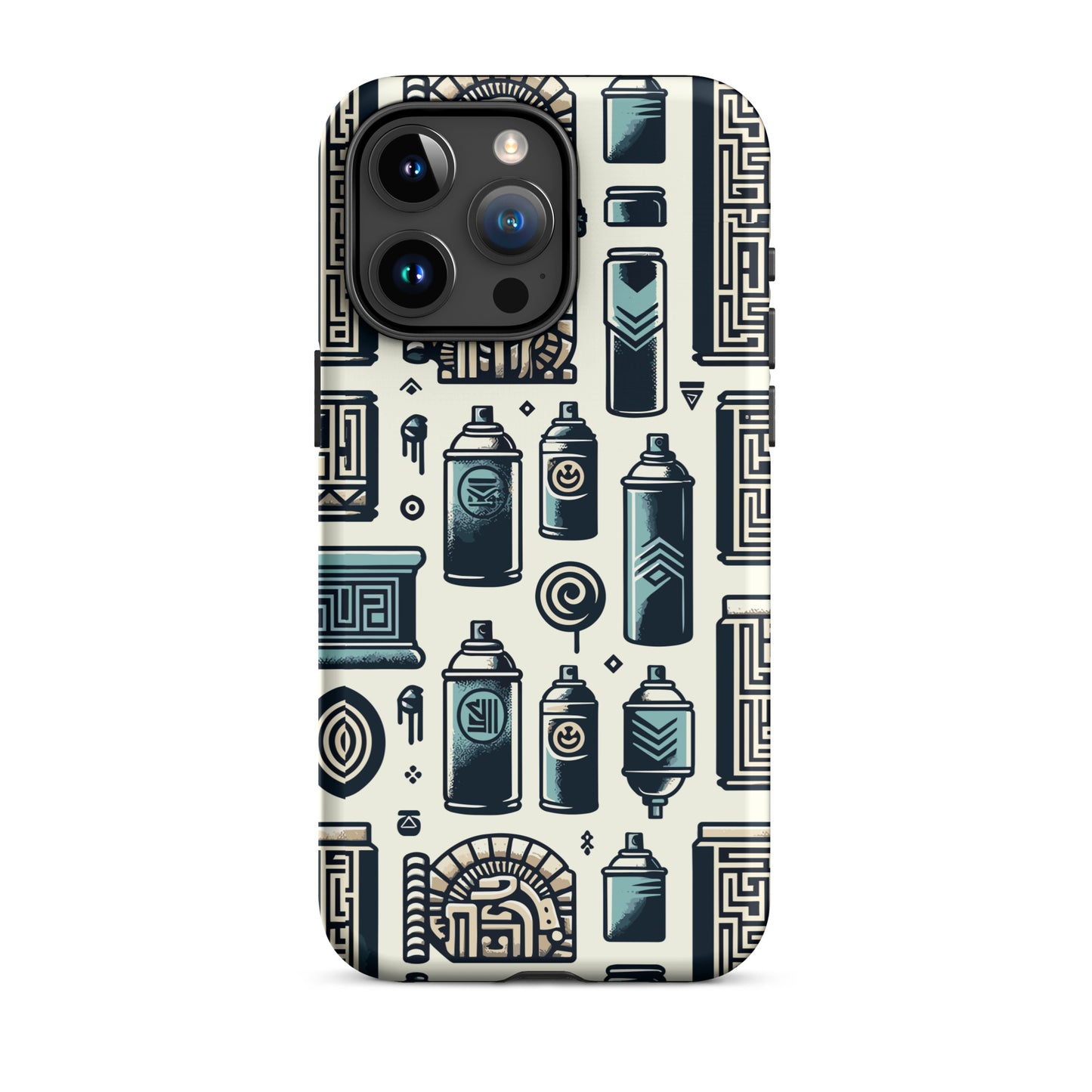 Anunakiz Ancient Mesopotamian Spray Paint Tough Case for iPhone®