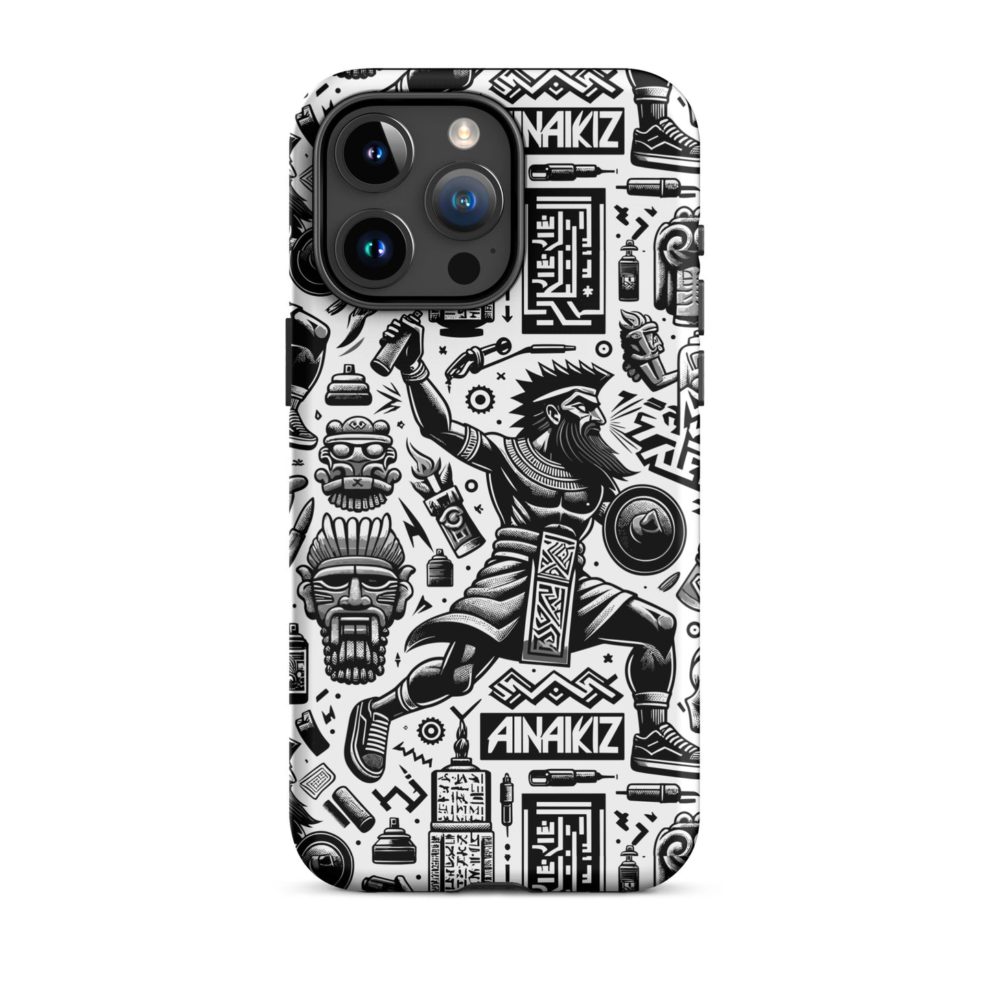 Anunakiz Ancient Graffiti Artist Pattern Tough Case for iPhone®
