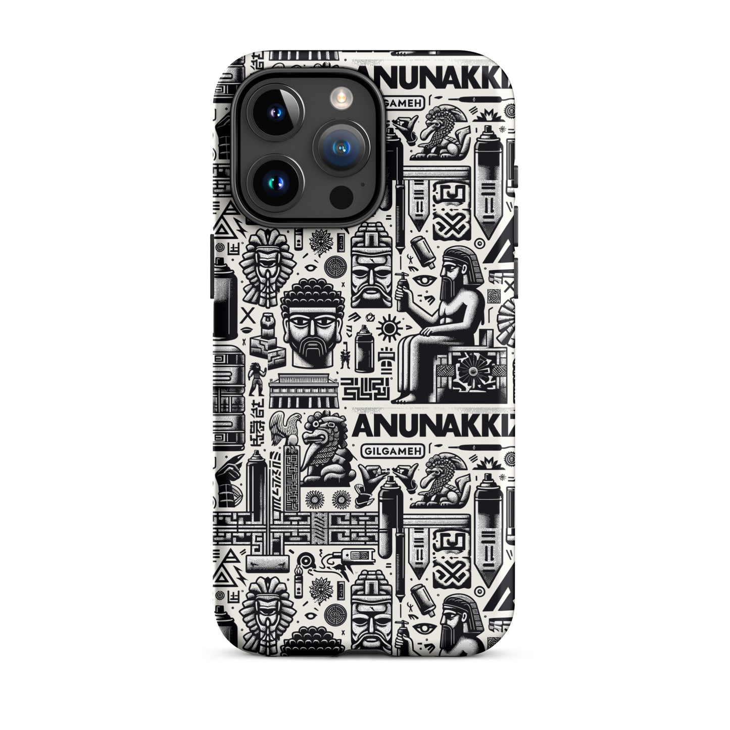 Anunakiz Ancient Graffiti Pattern Tough Case for iPhone®