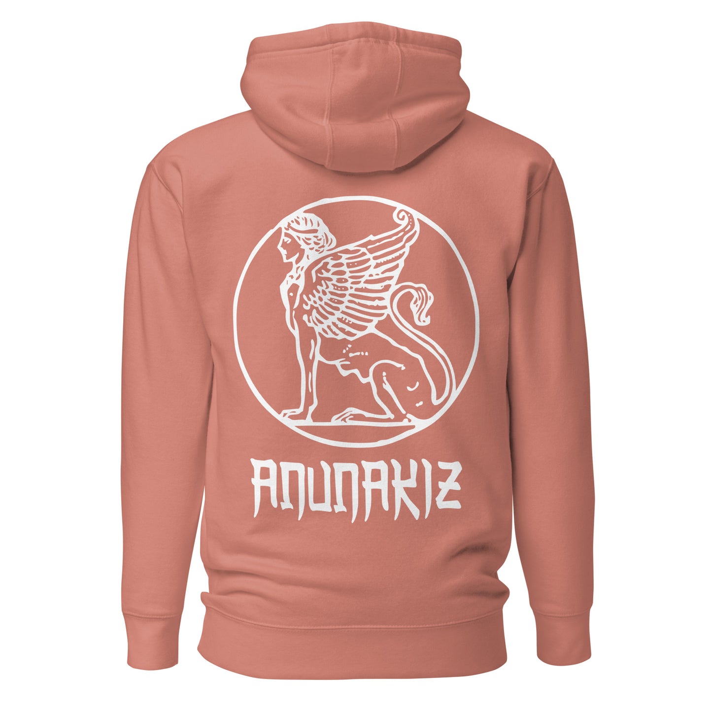 Anunakiz Sumerian Lamassu White Logo Unisex Hoodie
