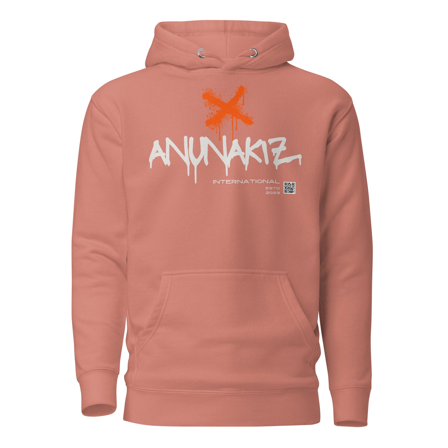 Anunakiz Graffiti White Logo Unisex Hoodie