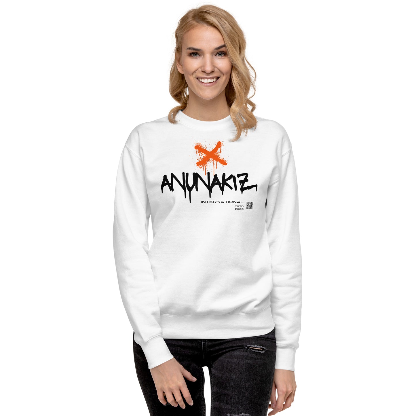 Anunakiz Graffiti Logo Unisex Premium Sweatshirt