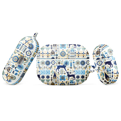 Anunakiz Babylonian Animal Blue Pattern Case for AirPods®