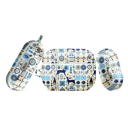 Anunakiz Babylonian Animal Blue Pattern Case for AirPods®