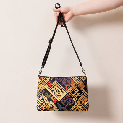 Anunakiz Sumerian Colors Large Pattern Crossbody bag