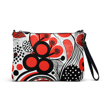 Anunakiz Red Forest Pattern Crossbody bag