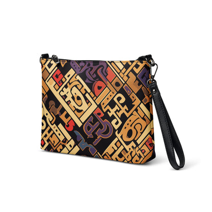 Anunakiz Sumerian Colors Large Pattern Crossbody bag