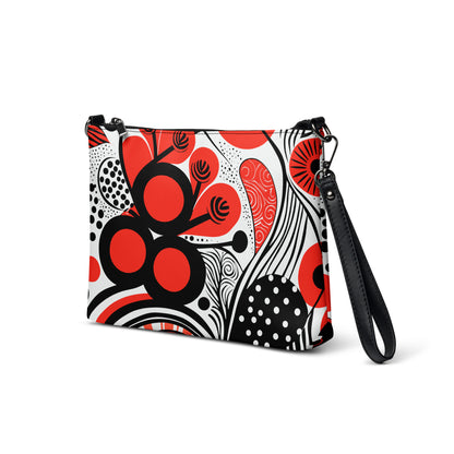 Anunakiz Red Forest Pattern Crossbody bag