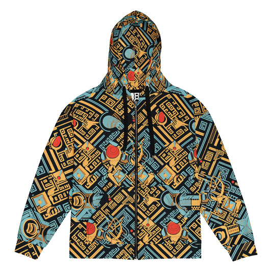Anunakiz Eridu Pattern Unisex zip hoodie