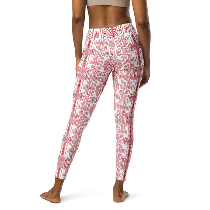 Anunakiz Mesopotamian Geometry Yoga Leggings