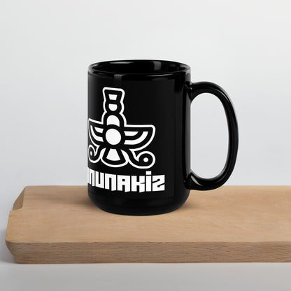 Anunakiz 777 Logo Black Glossy Mug