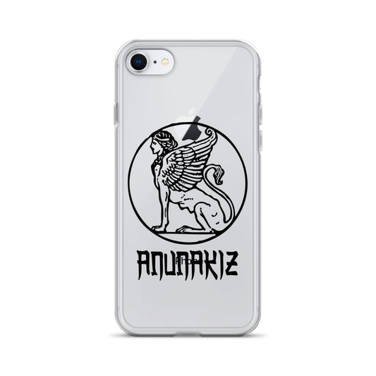 Anunakiz Sumerian Lammasu Logo Black Clear Case for iPhone®