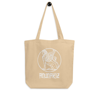 Anunakiz Sumerian Lamassu Black Eco Tote Bag