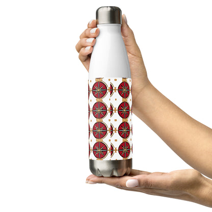 Anunakiz Akkadian Shields Pattern Stainless steel water bottle