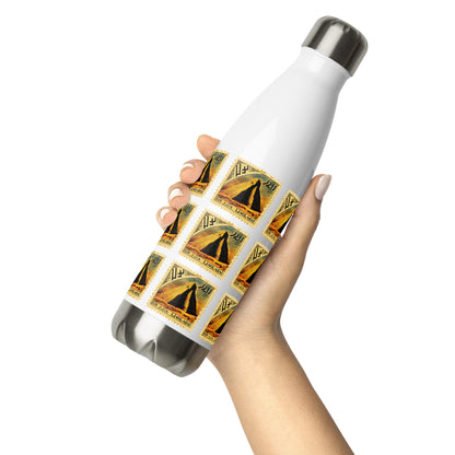 Anunakiz Ziggurat  Stamp Stainless steel water bottle