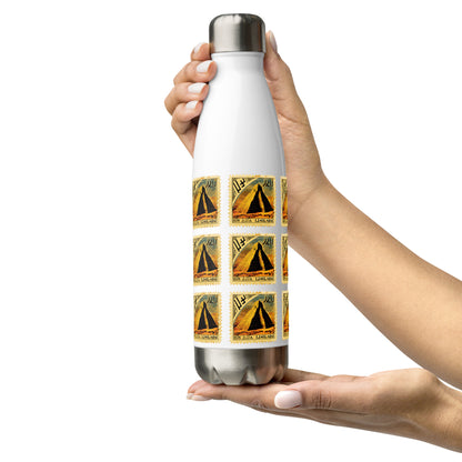 Anunakiz Ziggurat  Stamp Stainless steel water bottle