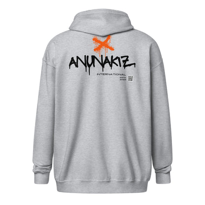 Anunakiz Anarchy Unisex heavy blend zip hoodie