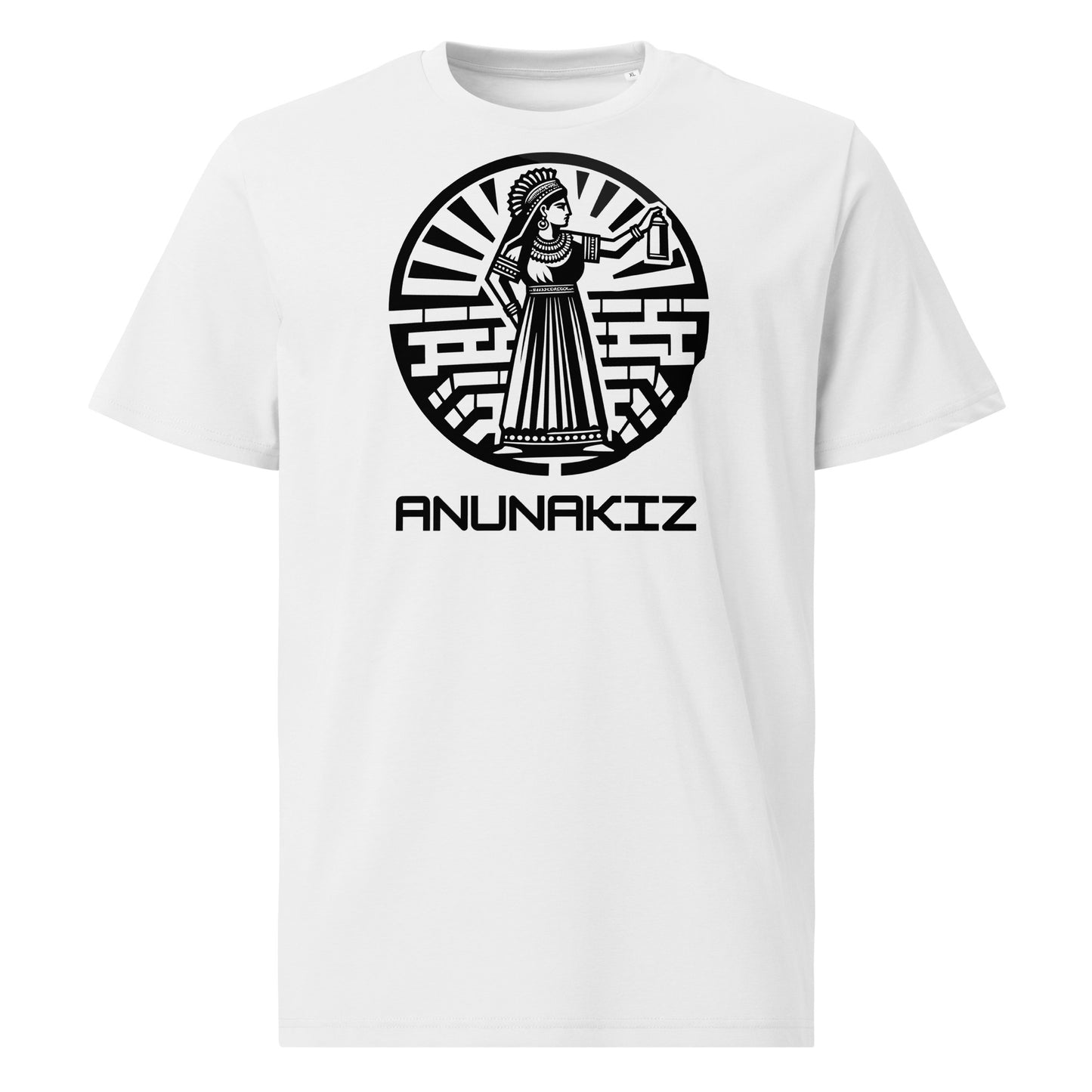 Anunakiz Ur Female Graffiti Unisex organic cotton t-shirt