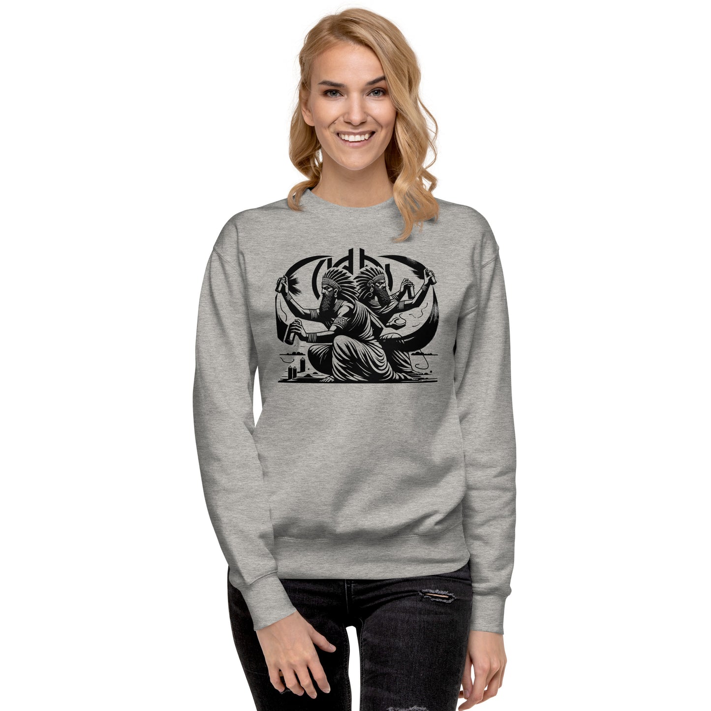 Anunakiz Sumerian Graffiti Artists Unisex Premium Sweatshirt