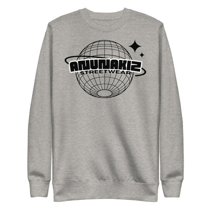 Anunakiz Streetwear Globe Unisex Premium Sweatshirt