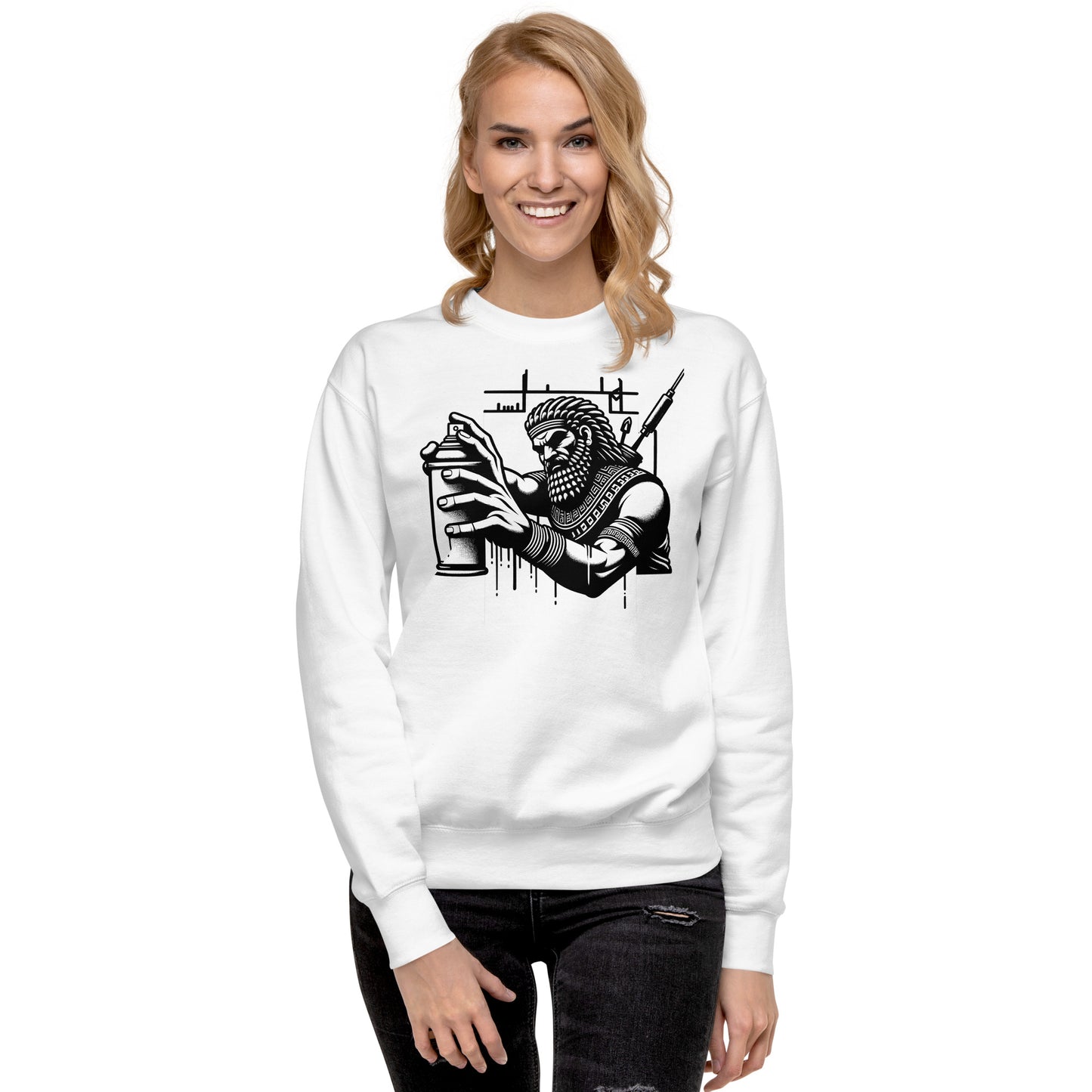 Anunakiz Hammurabi Graffiti Unisex Premium Sweatshirt
