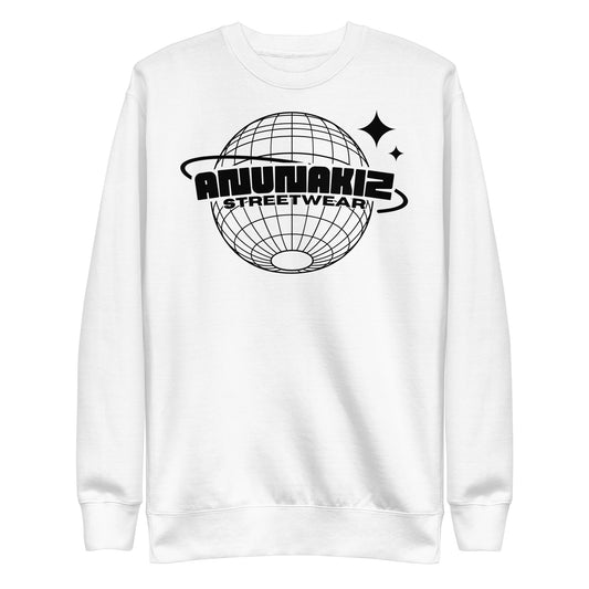 Anunakiz Streetwear Globe Unisex Premium Sweatshirt