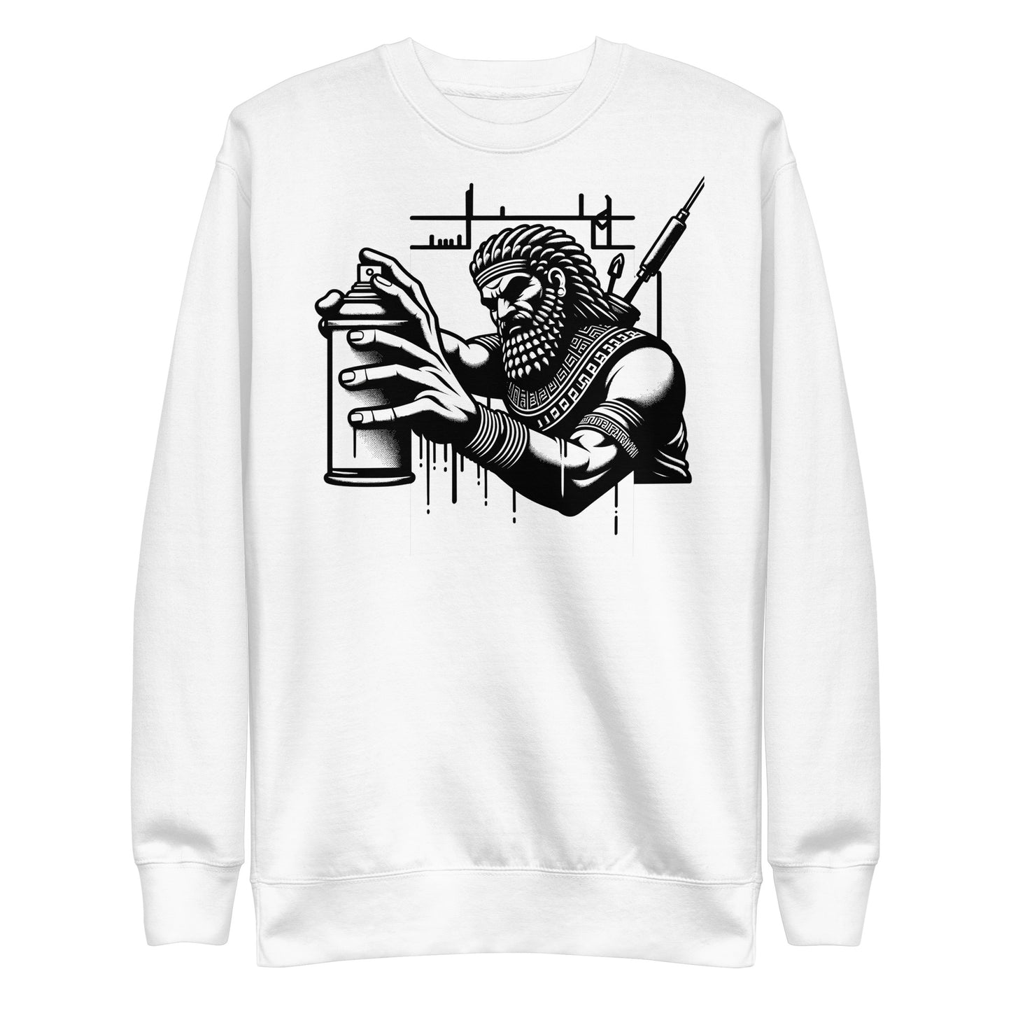 Anunakiz Hammurabi Graffiti Unisex Premium Sweatshirt