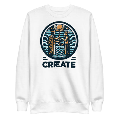 Anunakiz Create Sumerian LOGO Unisex Premium Sweatshirt
