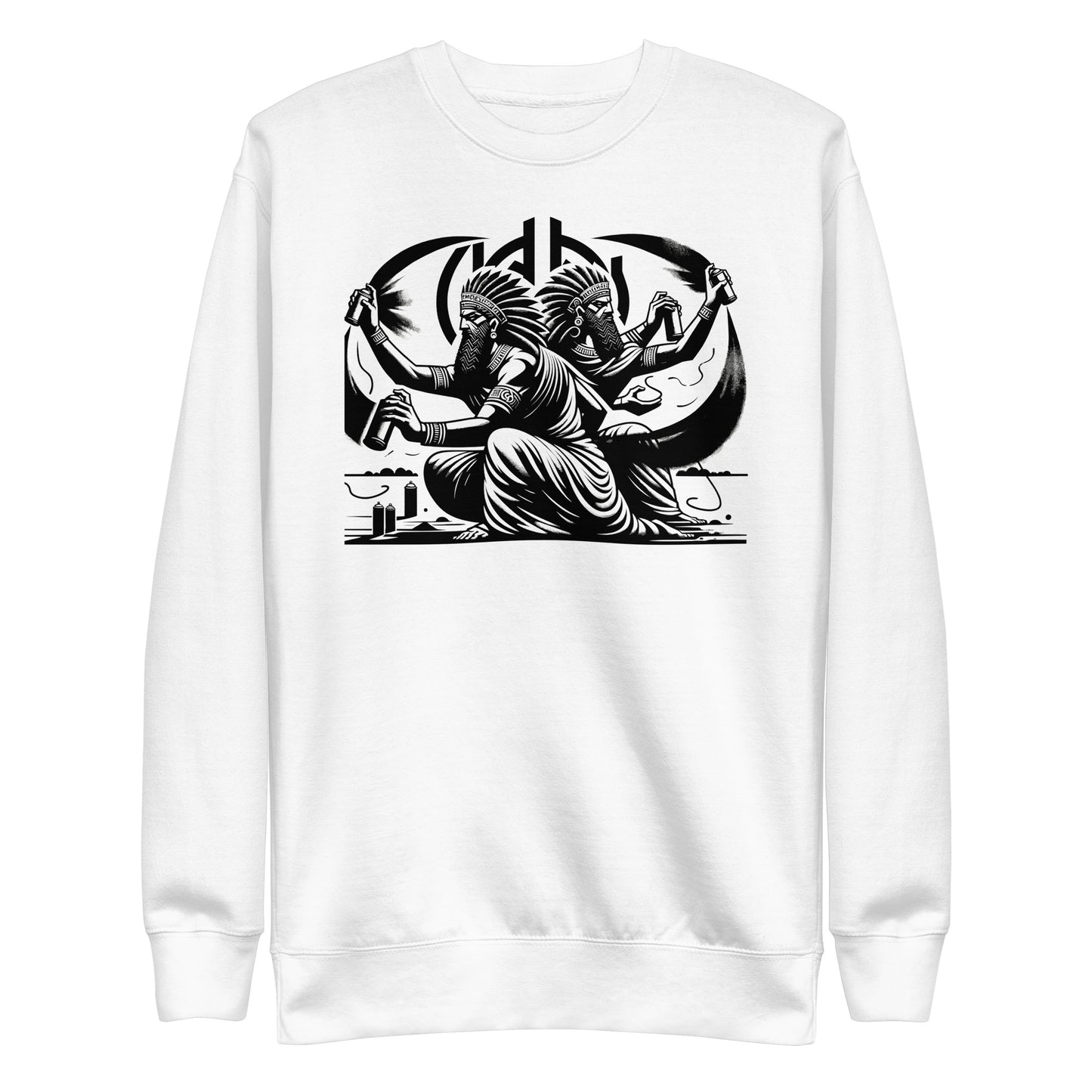 Anunakiz Sumerian Graffiti Artists Unisex Premium Sweatshirt