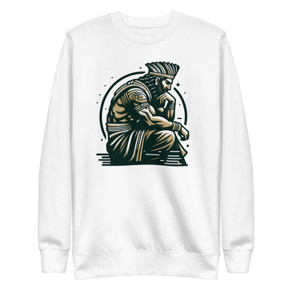 Anunakiz Thinking Gilgamesh Unisex Premium Sweatshirt