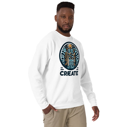 Anunakiz Create Sumerian LOGO Unisex Premium Sweatshirt